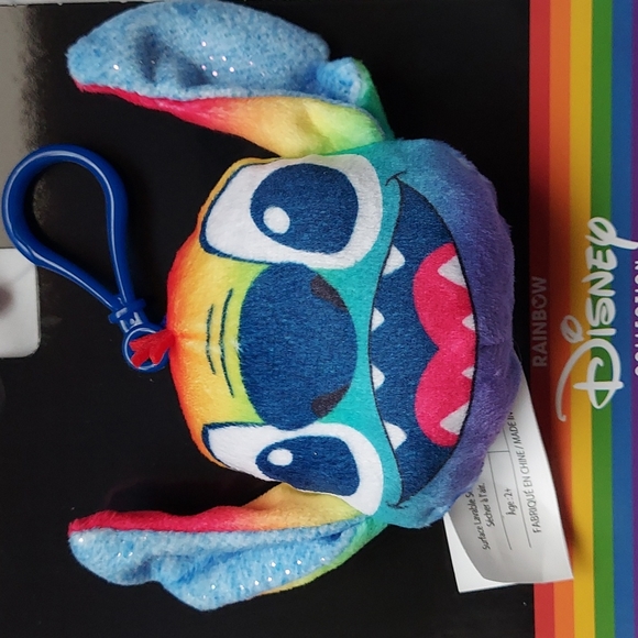 Set of 3 Disney plush squishmallow like pride clips - Picture 3 of 4